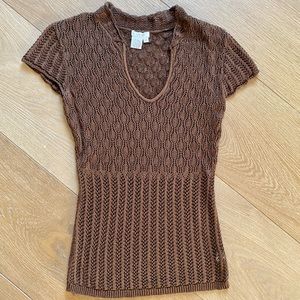 Caché Crochet Top